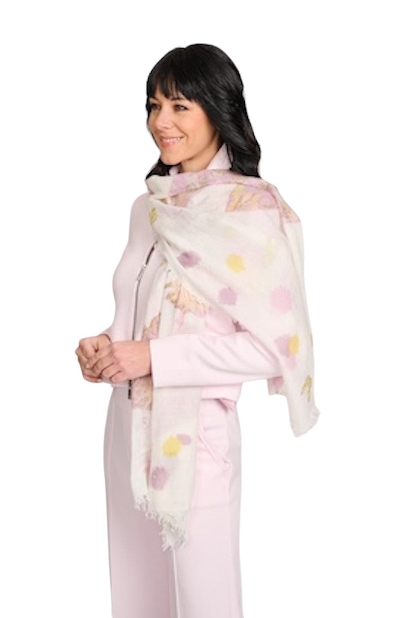 Hemisphere sjaal dames roze OFLY-CSML 261C