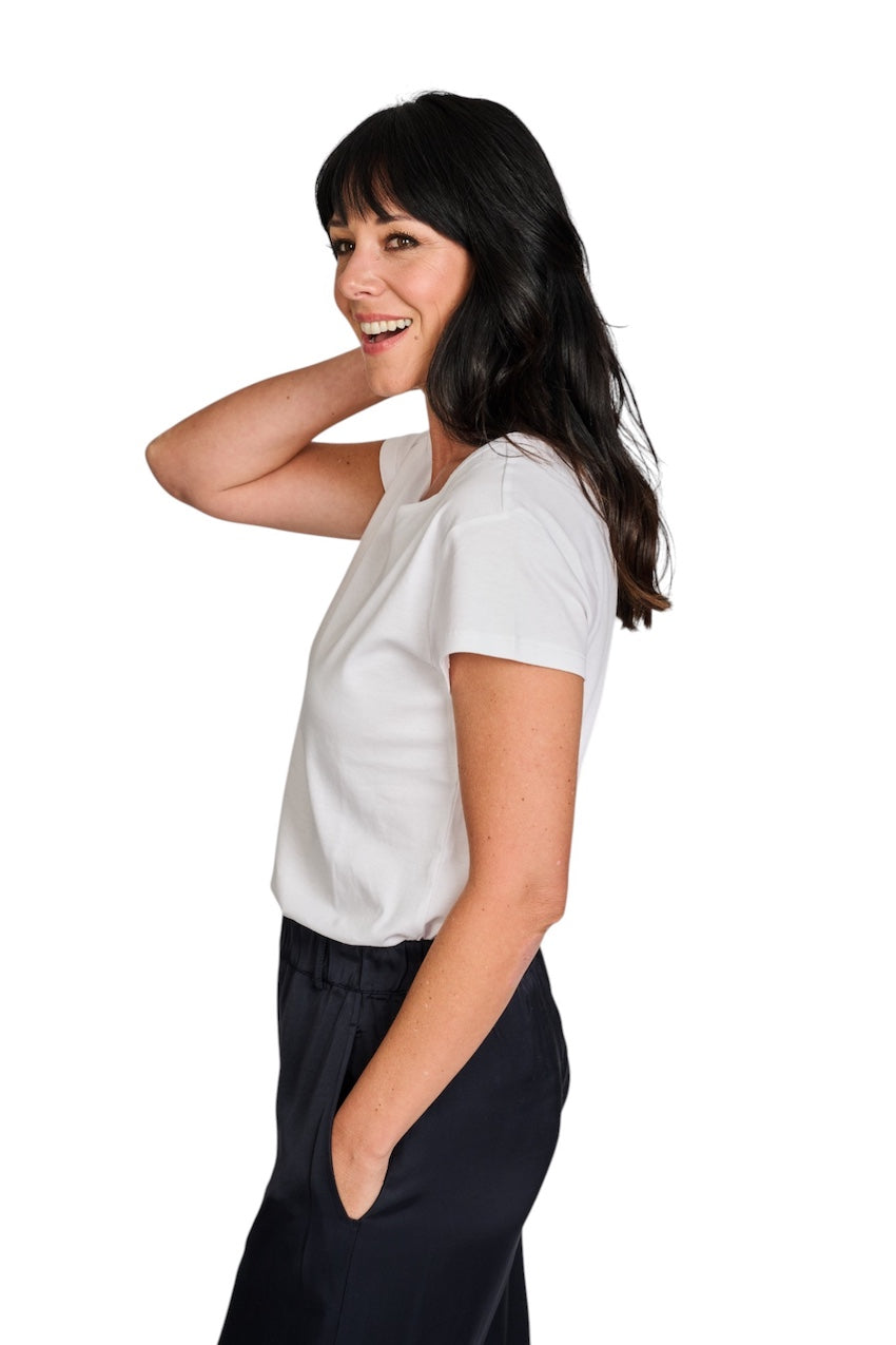 Hemisphere t-shirt dames wit 26204CANDY-5 1001