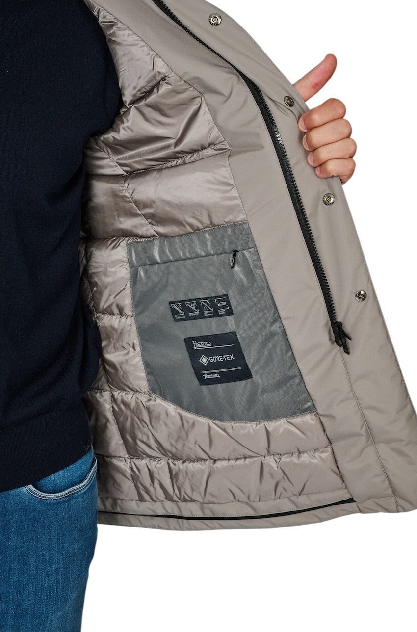 Herno Uomini parka uomo grigio