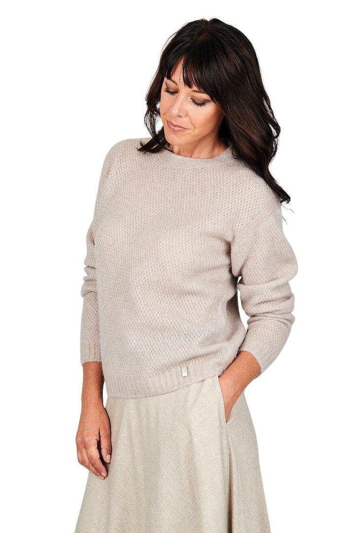 Herno Women pull trui dames taupe