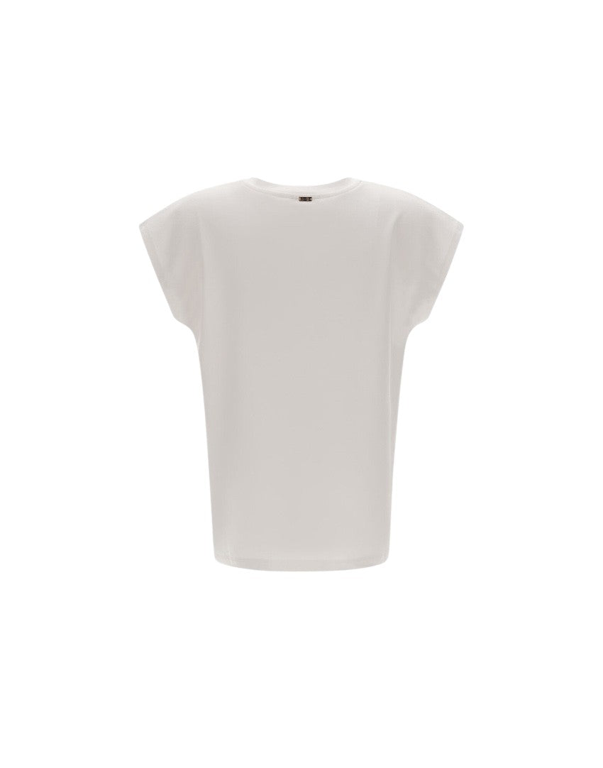 Herno Women t-shirt korte mouwen dames wit JG000279D-52009-1021