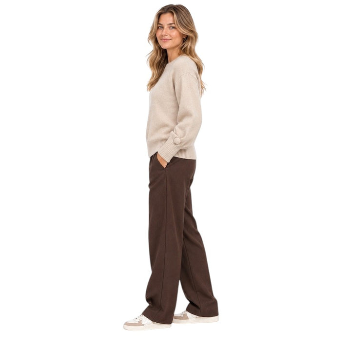 Herzens pull trui dames greige Mina 25263-1024 130