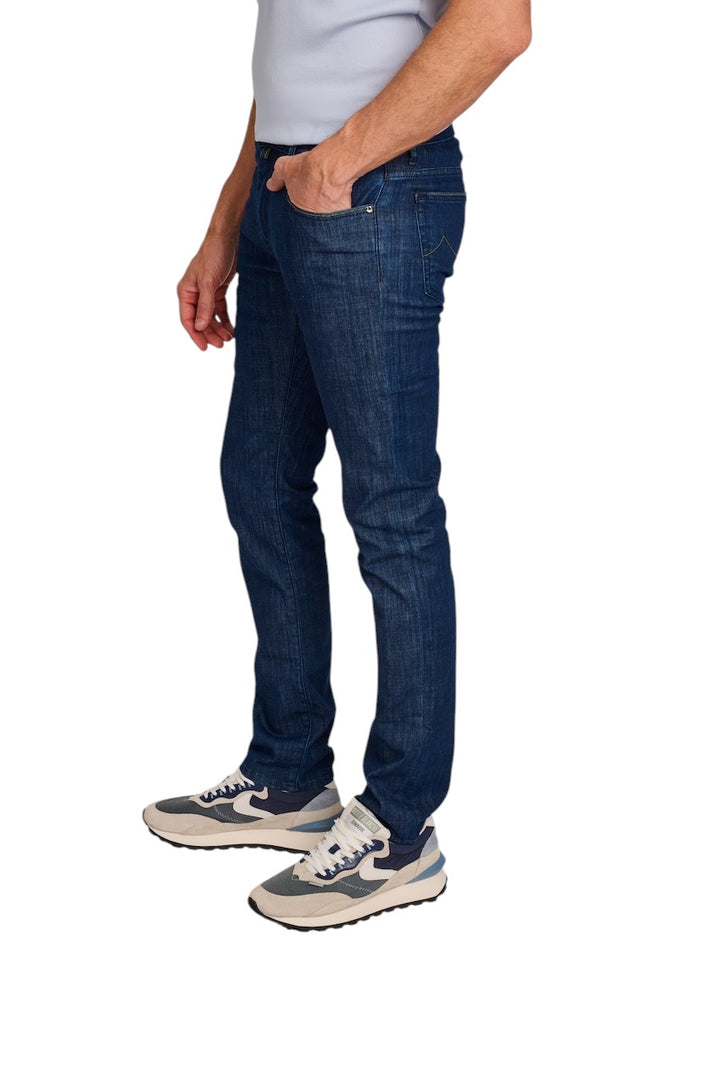 Jacob Cohen Men jeans heren donker blauw Zip Bard Fast BARD FAST S4153 R2 100D