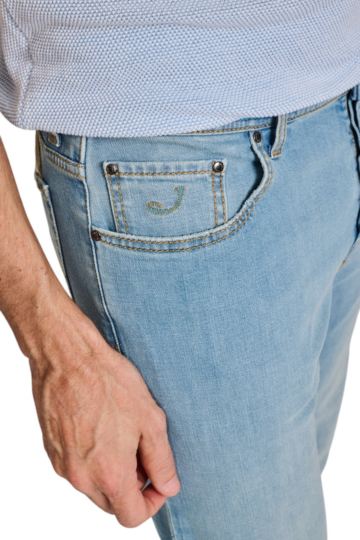 Jacob Cohen Men jeans heren licht blauw slim fit Bard JUM_QE004055S3736 B1 300D