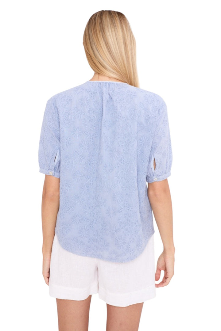 Jeff blouse dames blauw Fred