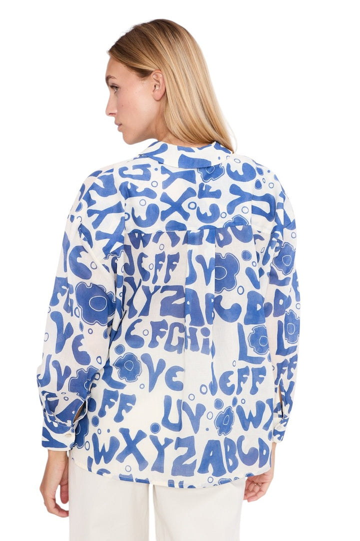 Jeff blouse dames blauw Summer JE56