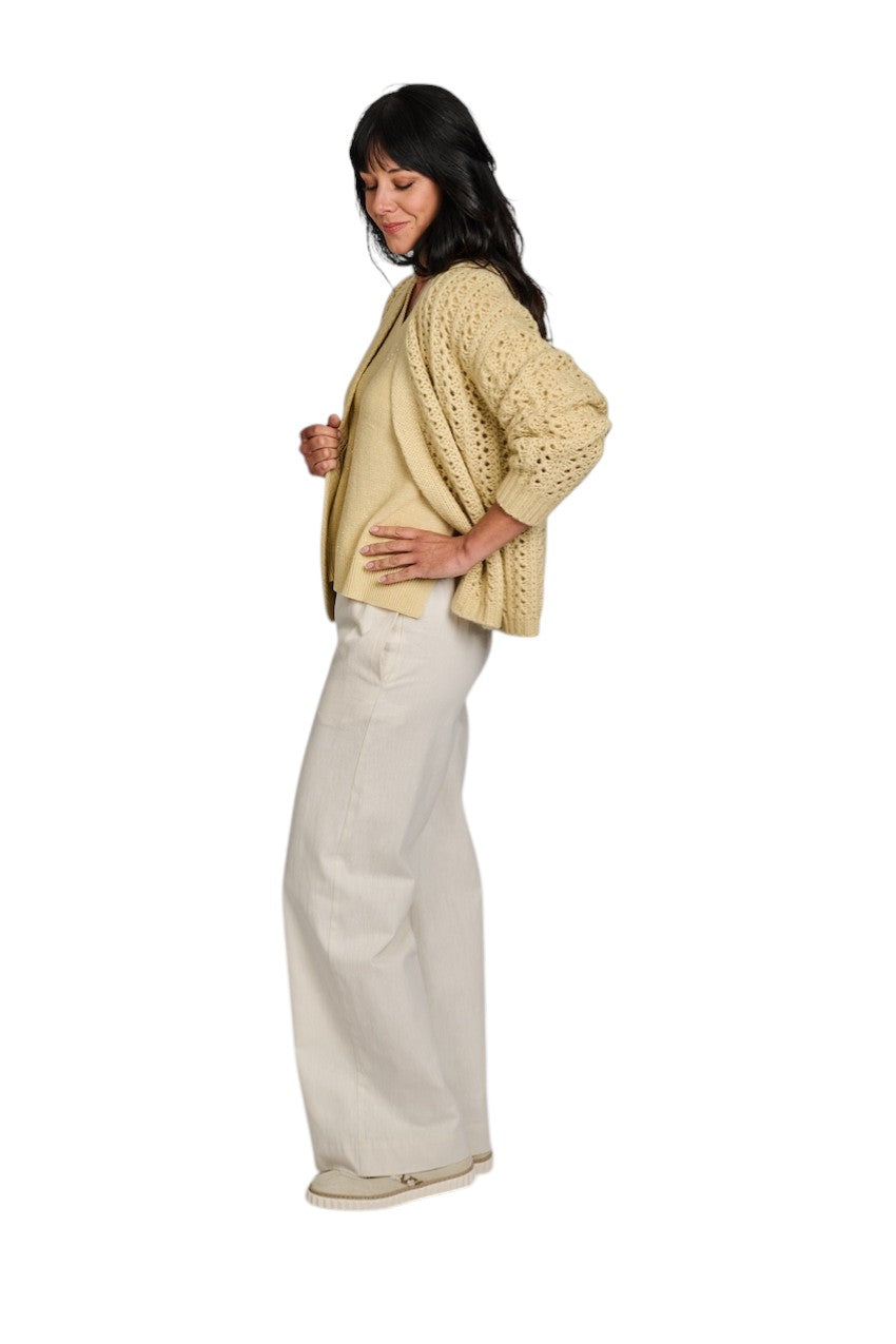 Jeff pantalones señora crudo Volta Twill