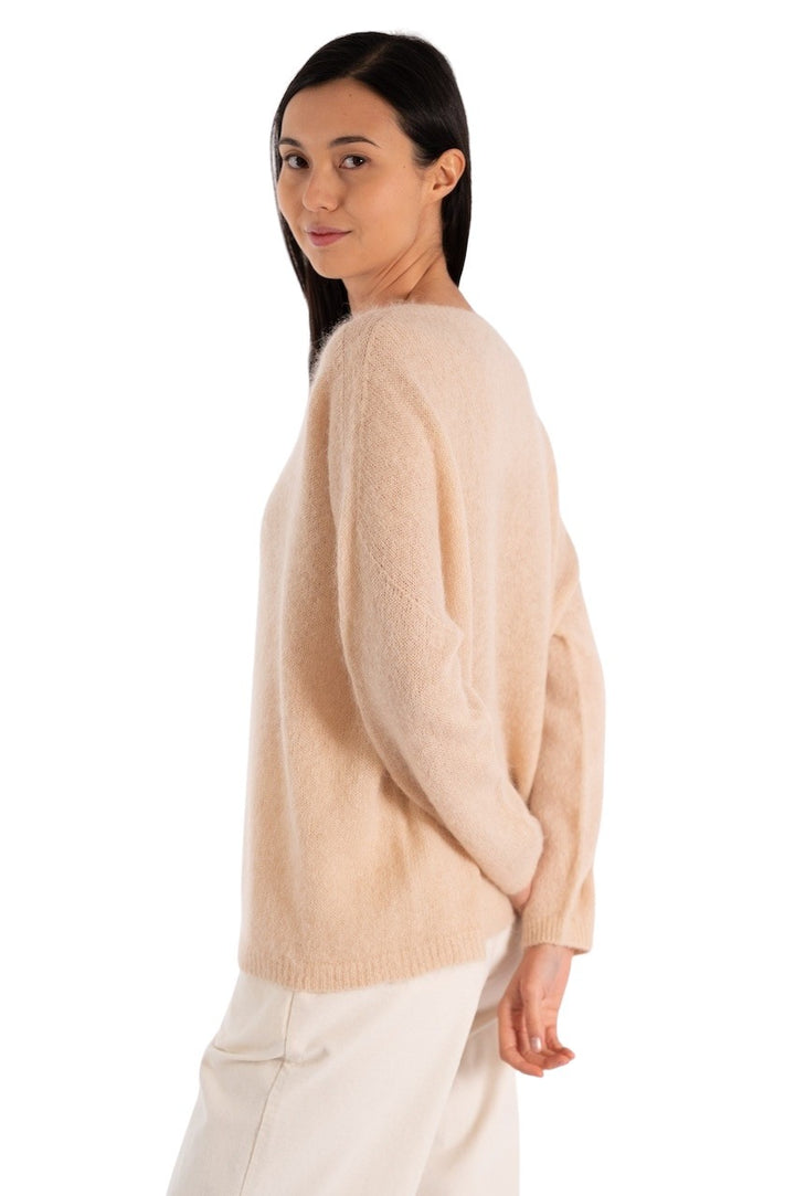 Jeff pull-over pour dames beige