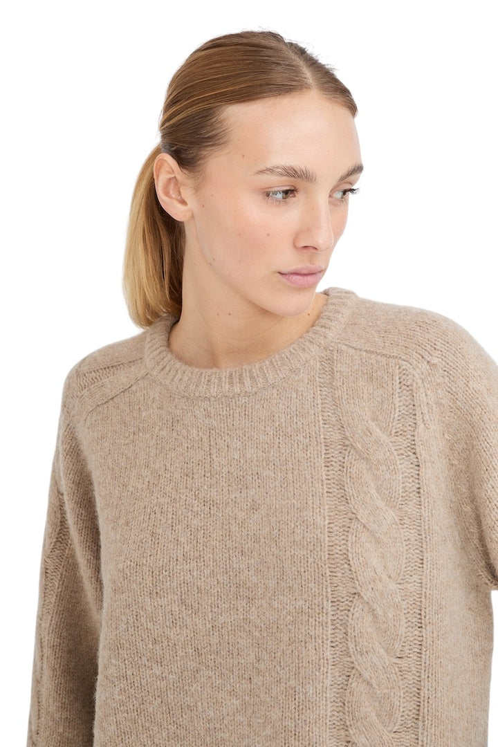 Jeff pull trui dames beige LUNA