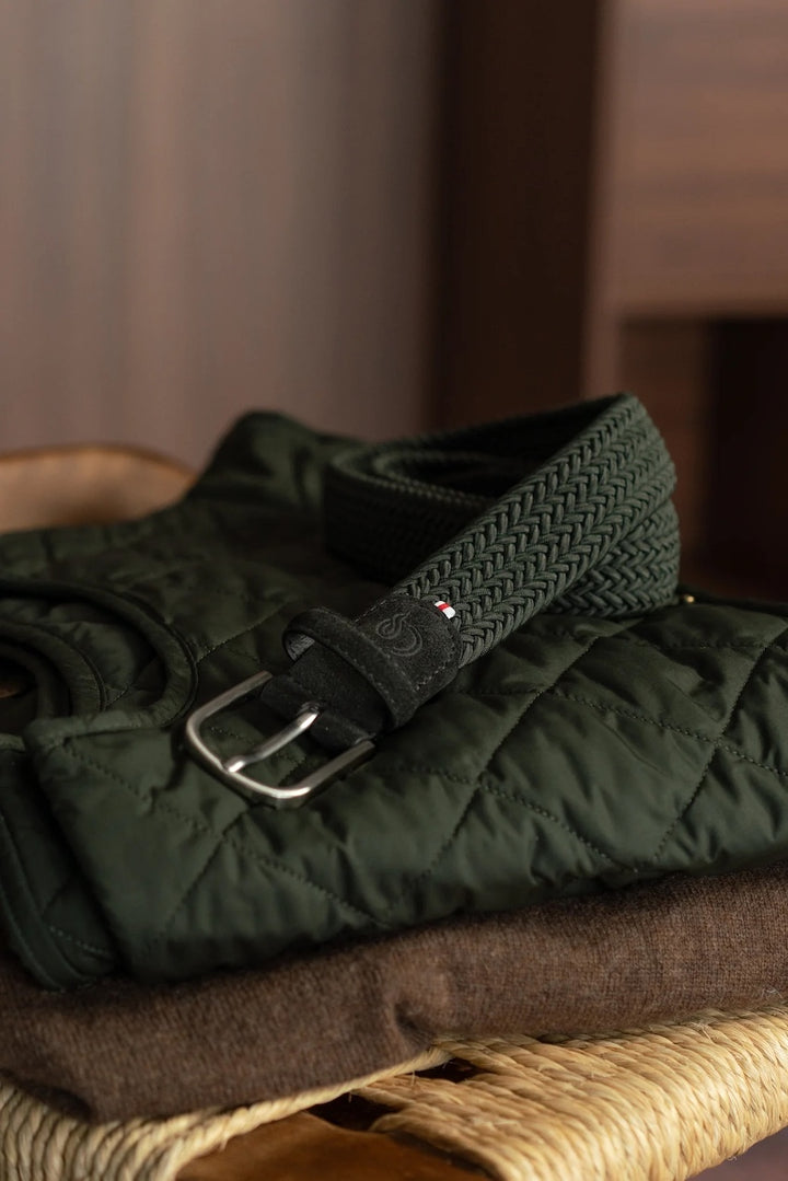 La Boucle riem heren donker groen Newcastle Mono