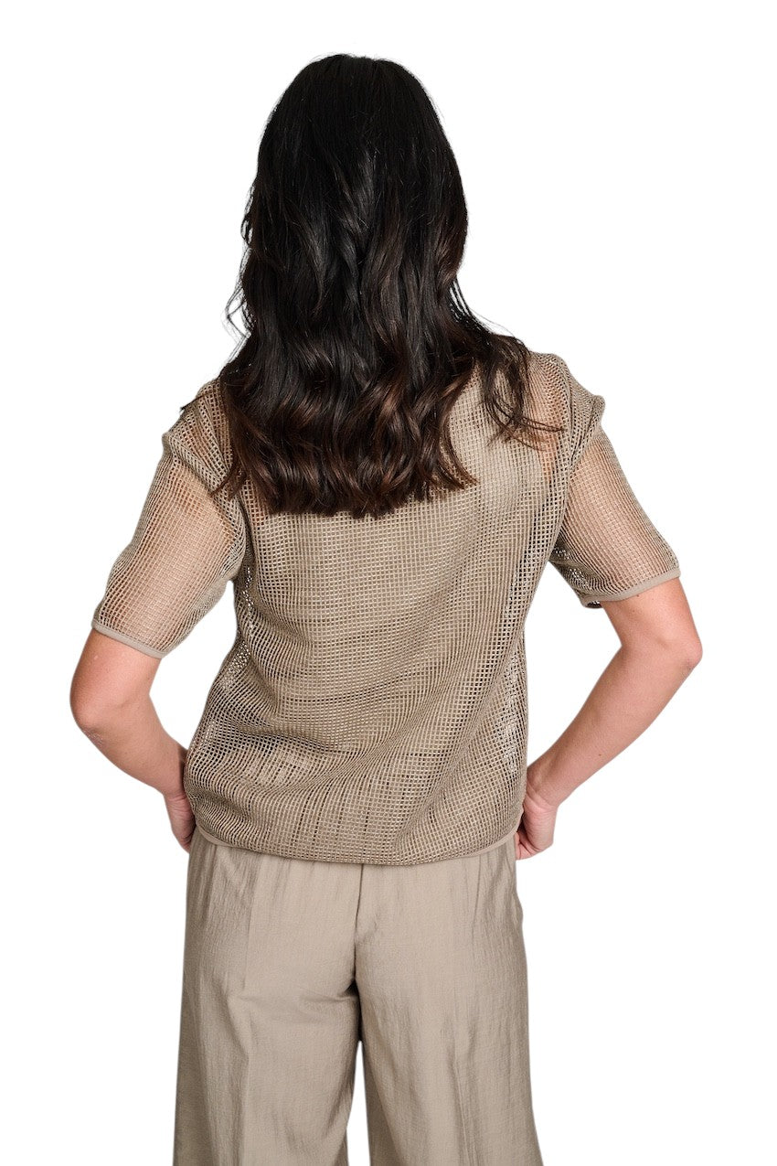 Margittes maglietta da donna beige