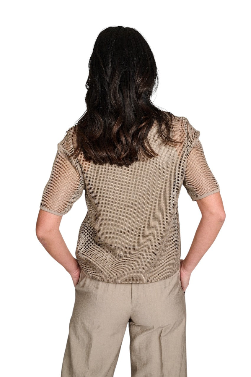 Margittes maglietta da donna beige