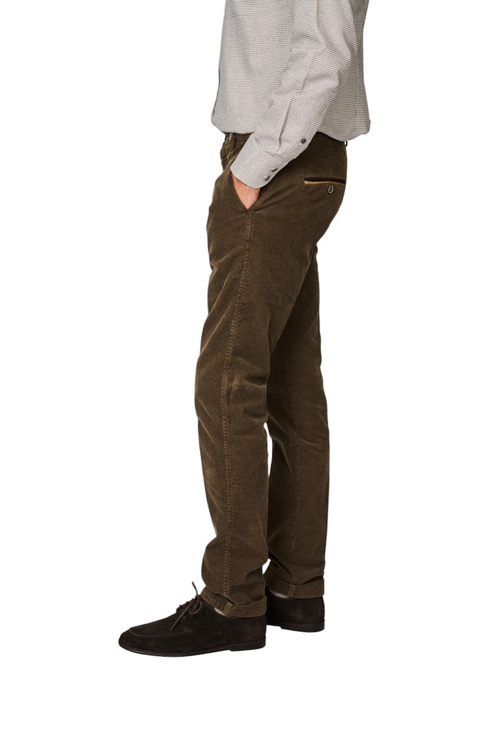 Mason'S Men Men's Brown Torino Winter Athletic Pants