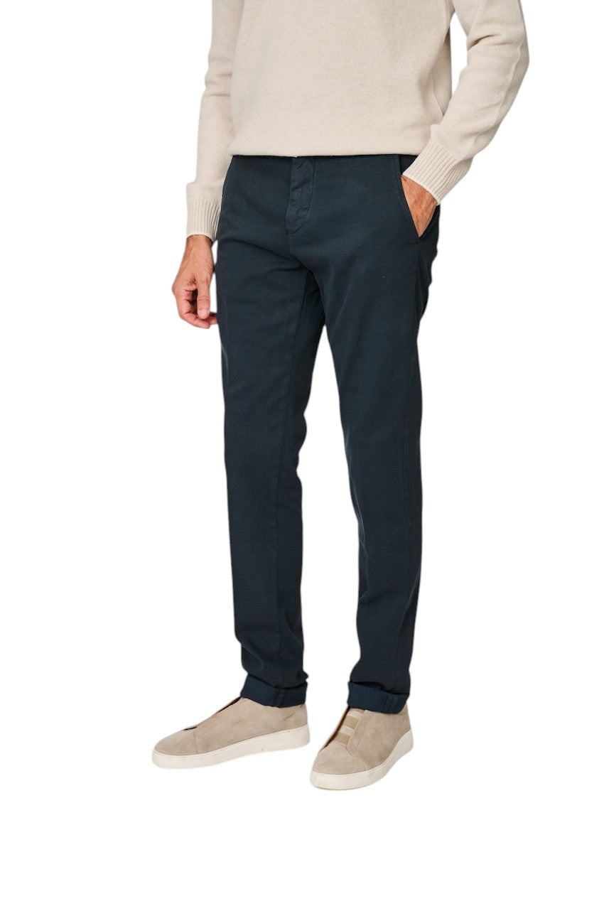 Mason'S Men sportieve broek heren marine Torino Elegance