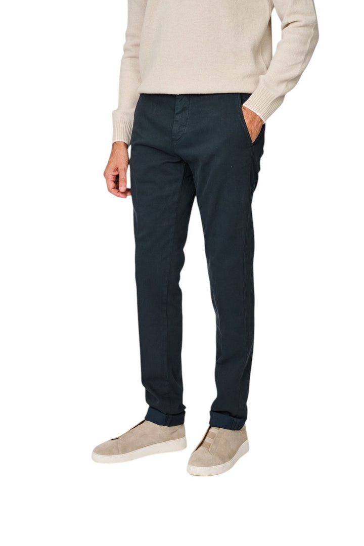Mason'S Men sportieve broek heren marine Torino Elegance