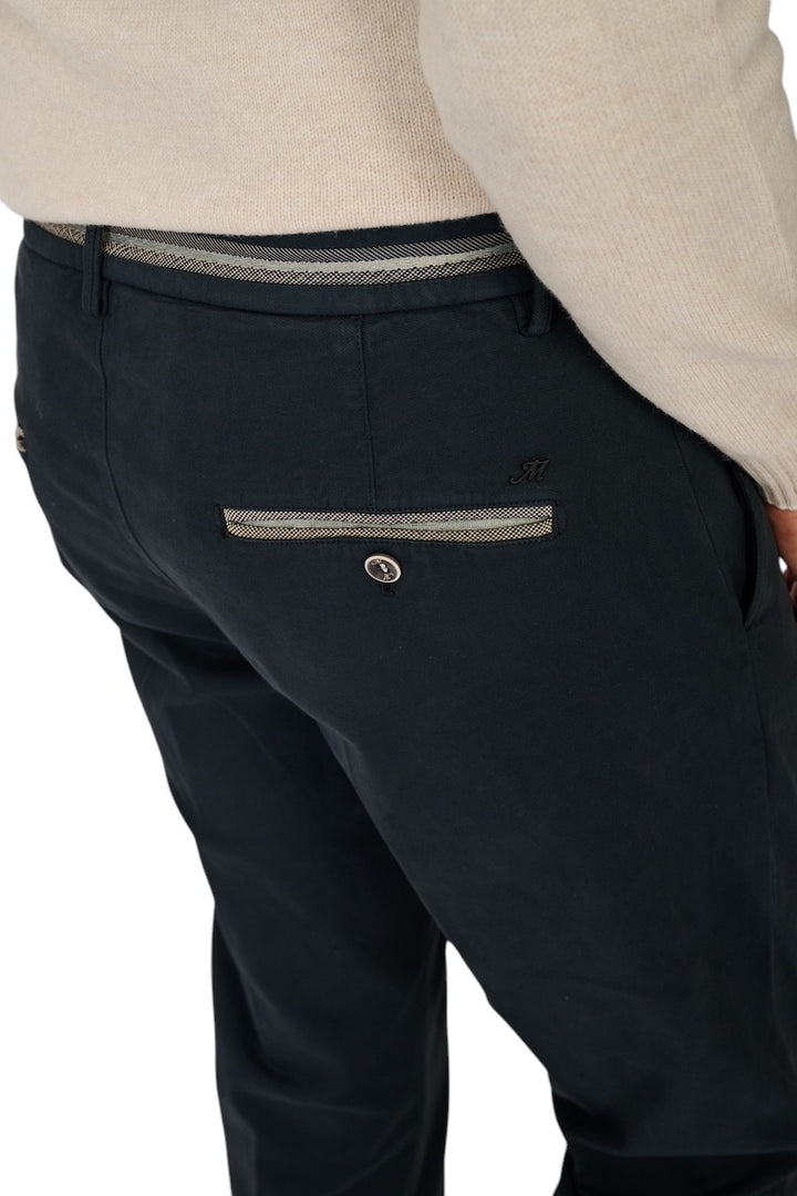 Mason'S Men sportieve broek heren marine Torino Elegance