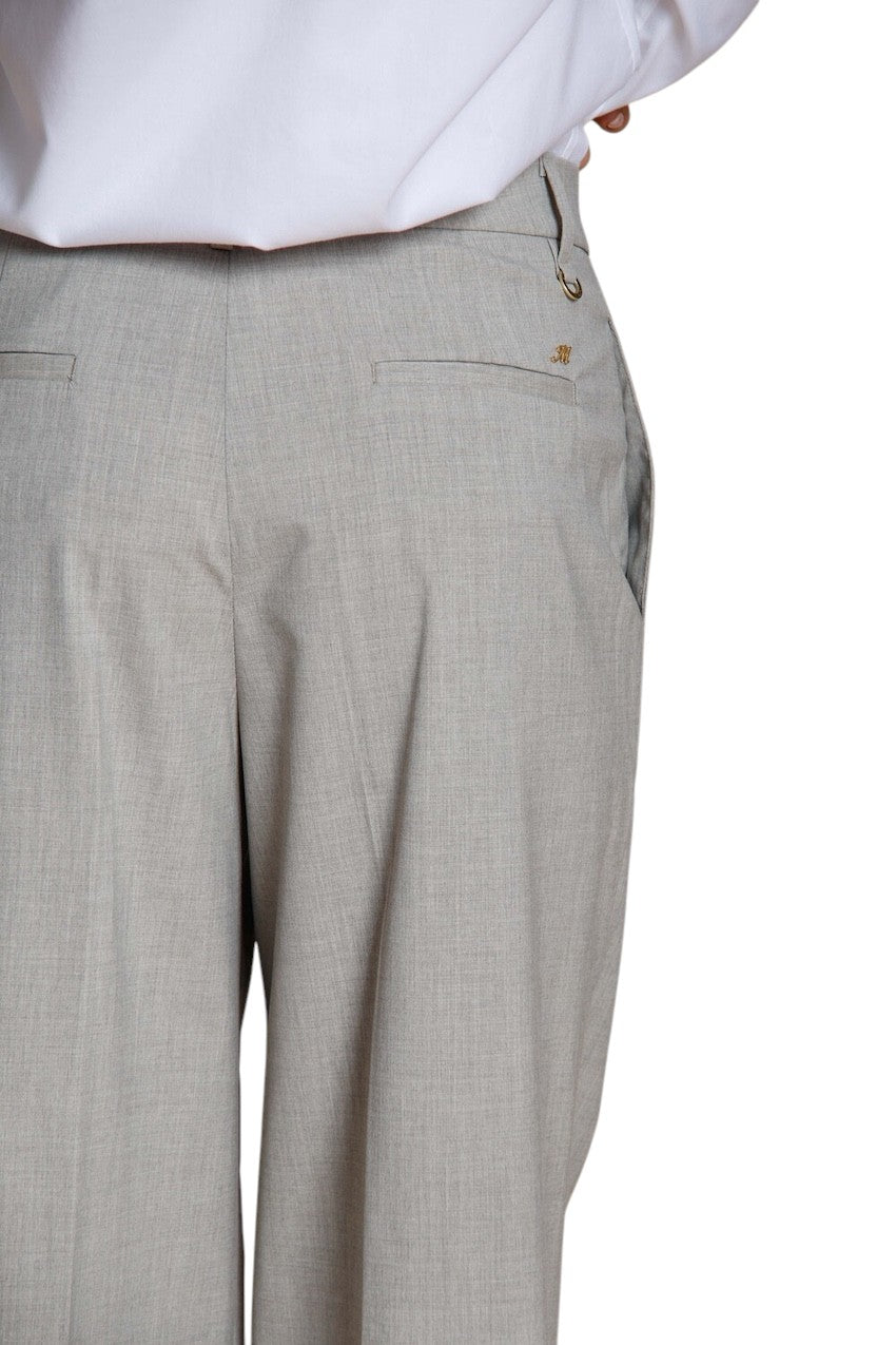Mason'S Women broek dames beige New York wide 4PNT5W190 MTE181 058