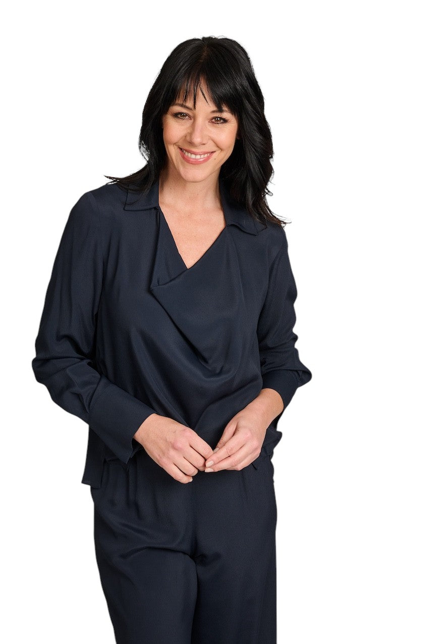 Natan Collection blouse dames marine ETOILE-J5CES01 140