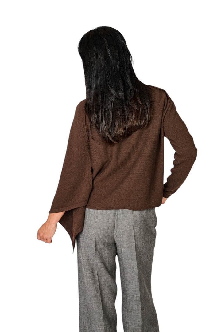 Natan Collection cape dames bruin ORY-WOOL 246