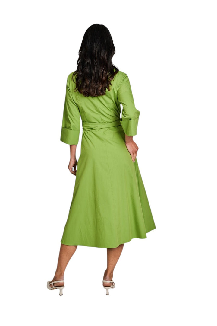 Natan Collection kleedje dames groen EFLOU-J5ZN01-219