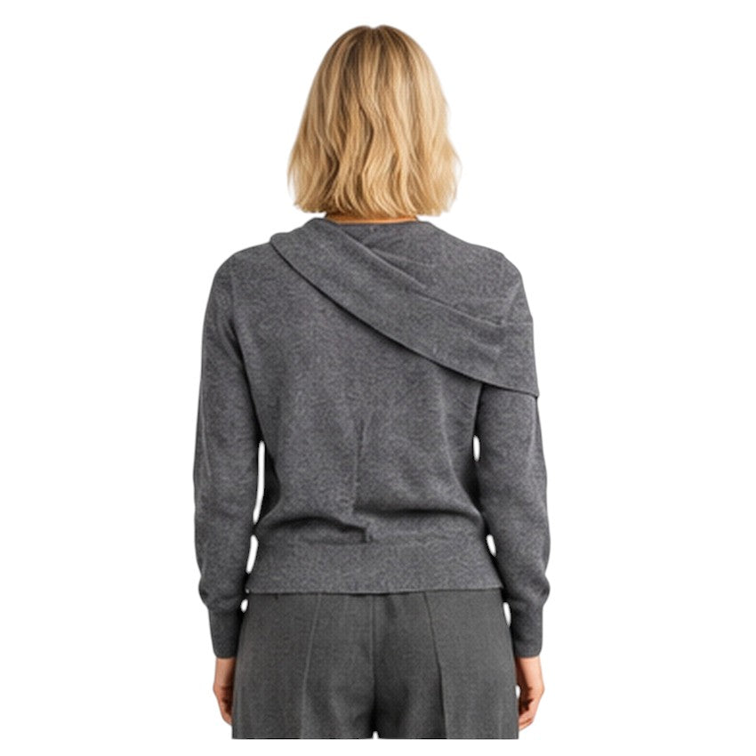 Natan Collection pull trui dames anthraciet OSIRIS-WOOLCASH-178