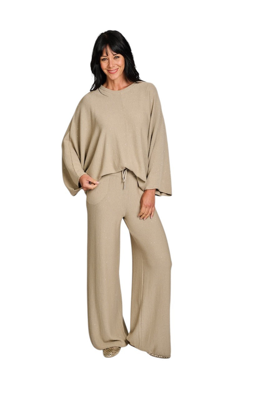 Panicale Cashmere poncho dames donker beige D380528P0 38D16 0270