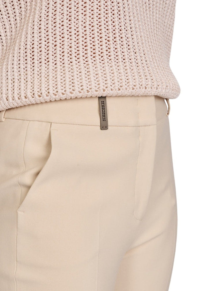 Peserico broek dames beige P04735 01916 045