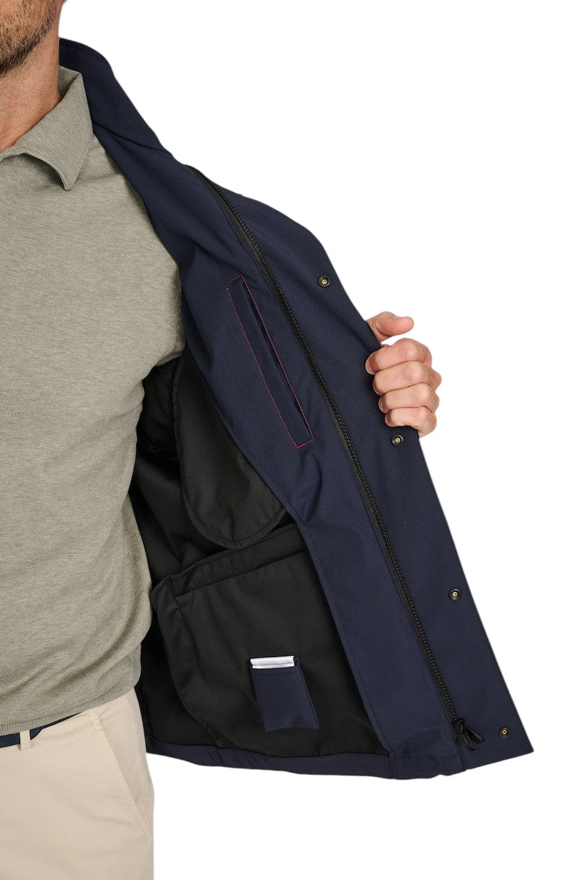 Peuterey parka homme bleu foncé PEU5782 01192020 215