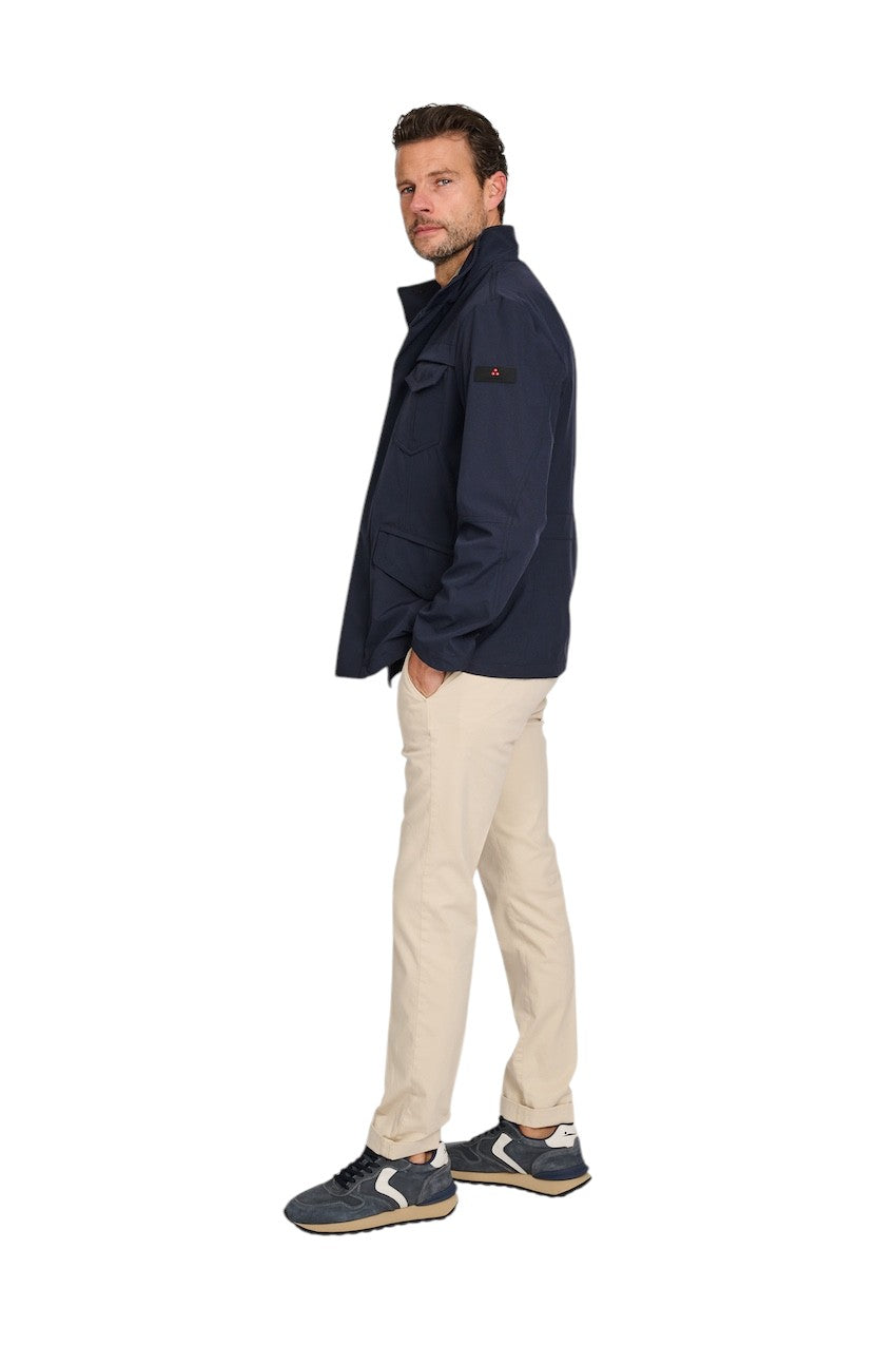 Peuterey parka homme bleu foncé PEU5782 01192020 215