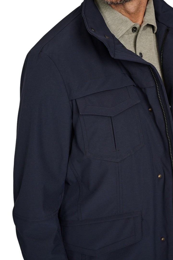 Peuterey parka homme bleu foncé PEU5782 01192020 215