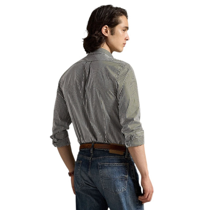 Polo Ralph Lauren Men hemd lange mouwen heren groen custom fit 710929346025