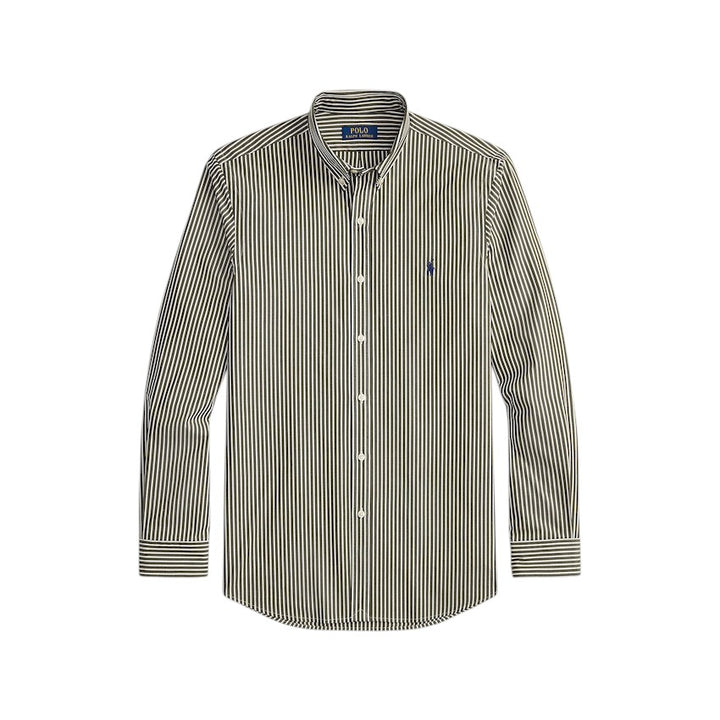 Polo Ralph Lauren Men hemd lange mouwen heren groen custom fit 710929346025