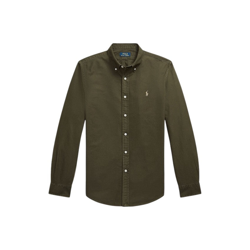 Polo Ralph Lauren Men hemd lange mouwen heren olijf 710804257510