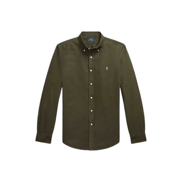 Polo Ralph Lauren Men hemd lange mouwen heren olijf 710804257510