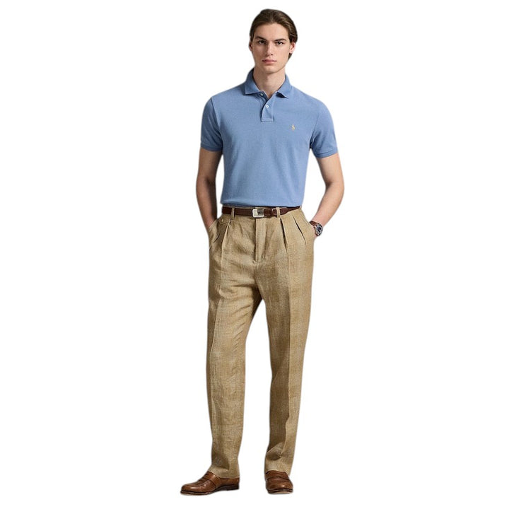 Polo Ralph Lauren Men polo shirt korte mouwen heren blauw custom slim fit 710680784430