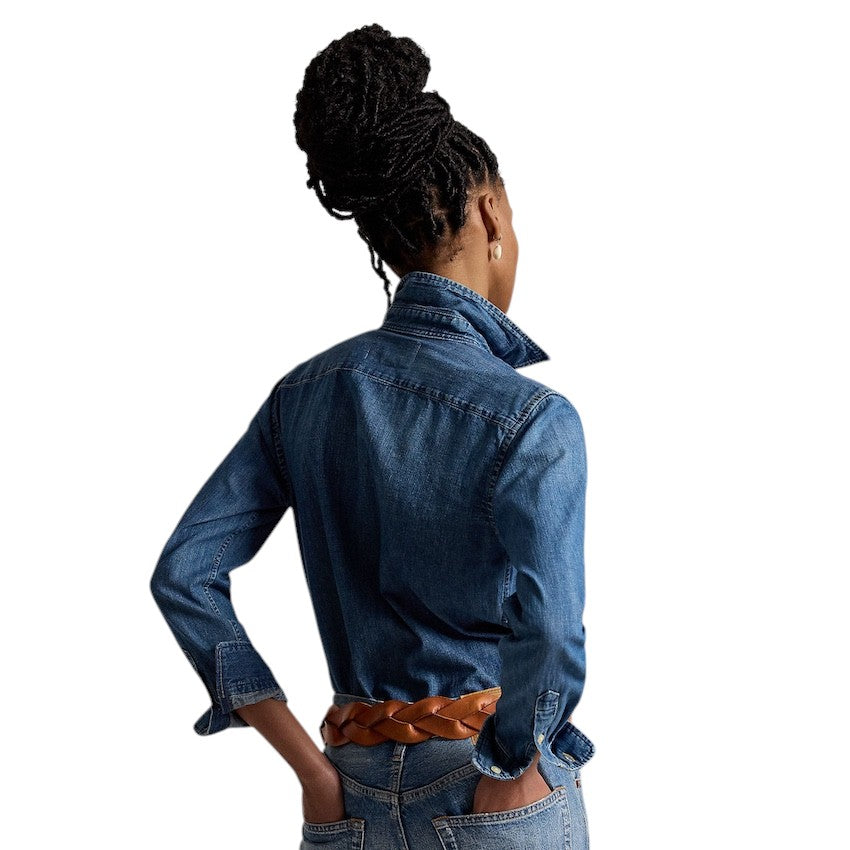 Polo Ralph Lauren Women blouse lange mouwen dames denim 211969458001