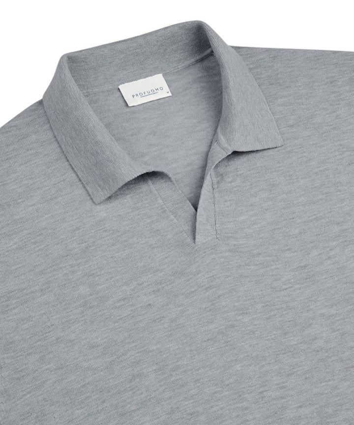 Profuomo polo shirt korte mouwen heren blauw PPXD10006D