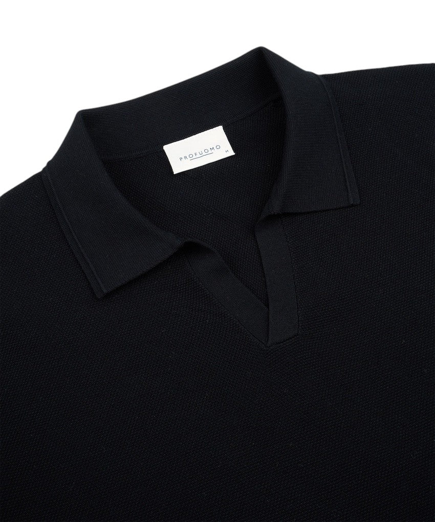 Profuomo polo shirt korte mouwen heren marine PPXD10009A