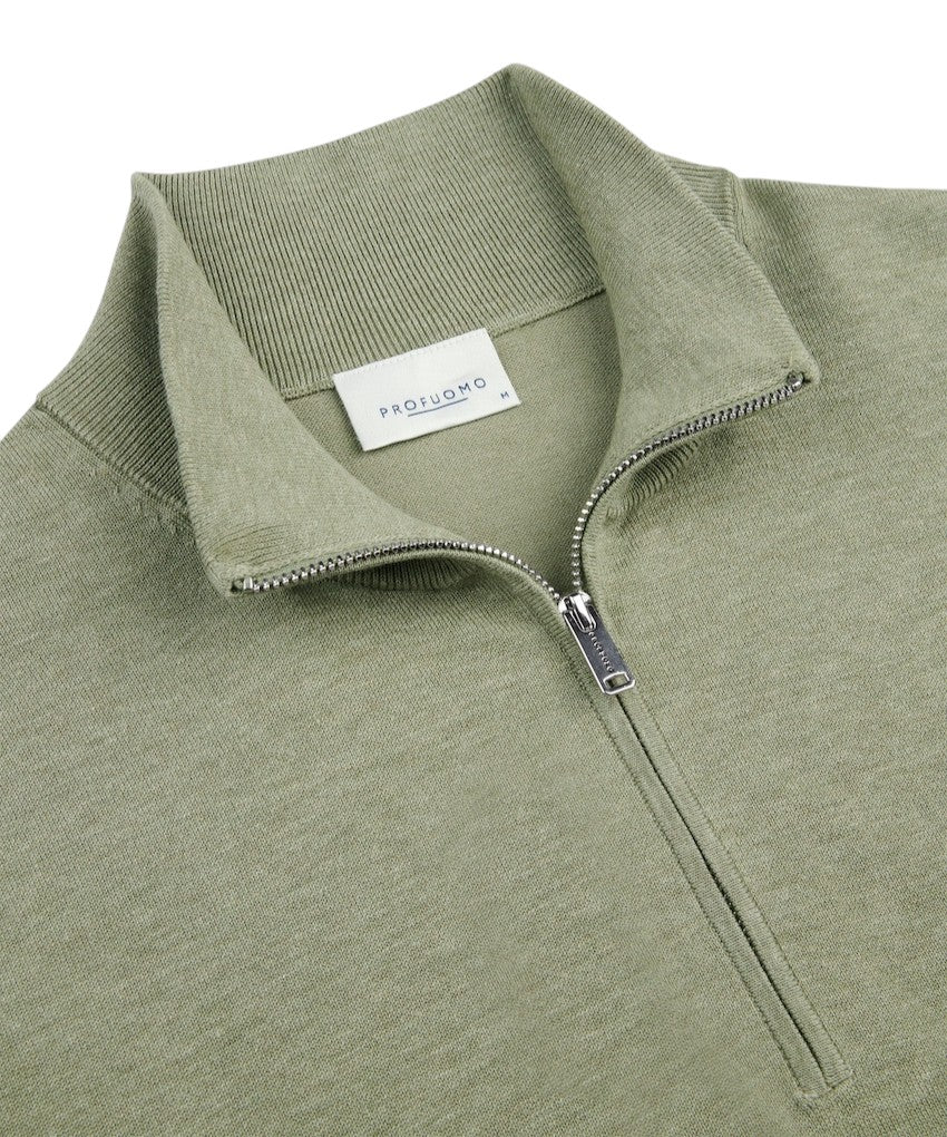 Profuomo pull trui heren groen PPXJ10008D