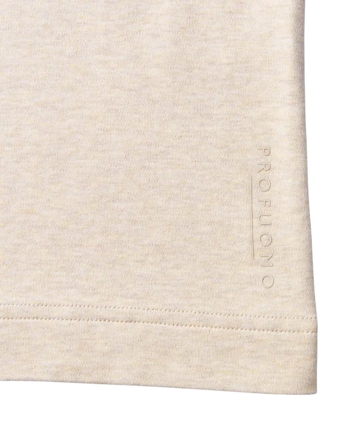 Profuomo t-shirt korte mouwen heren zand PPWT10003E.