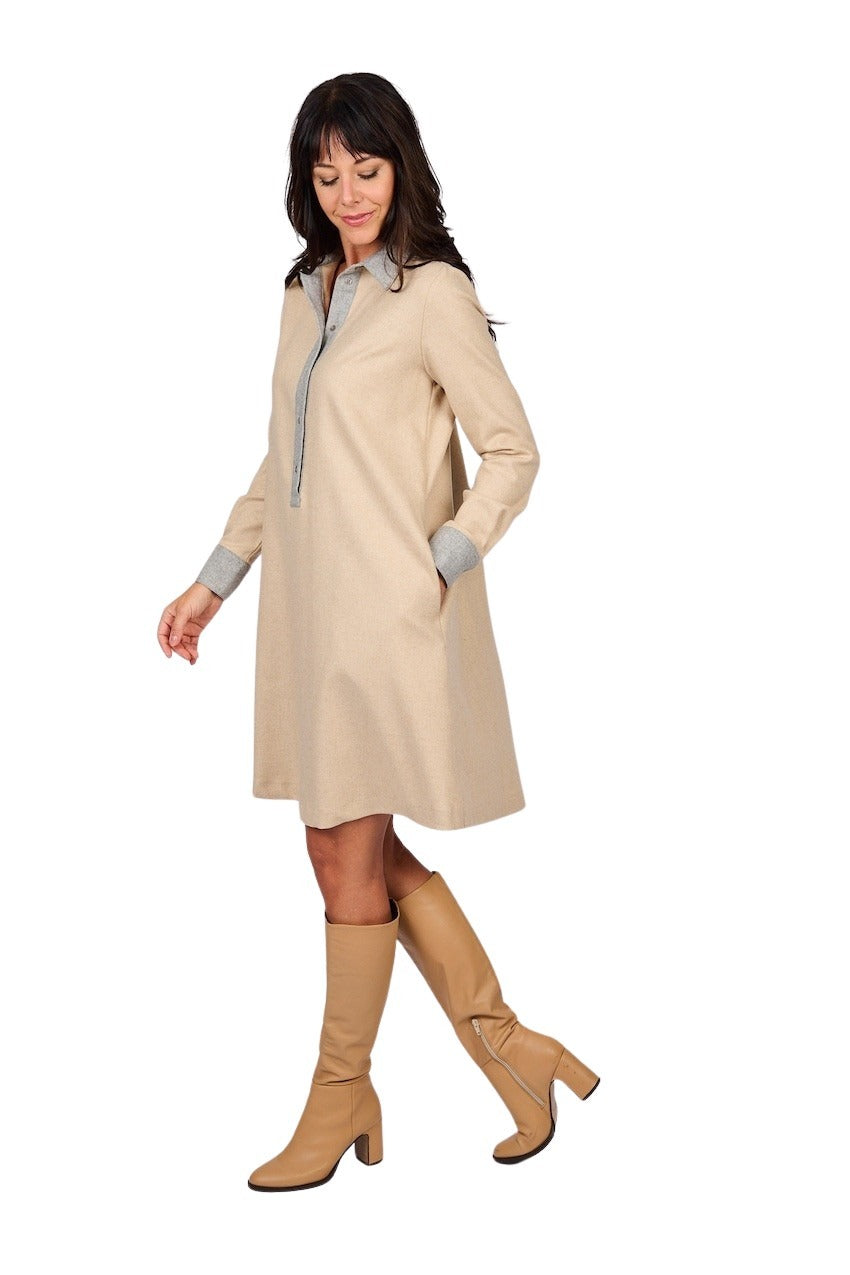 Scapa Flow kleedje dames beige