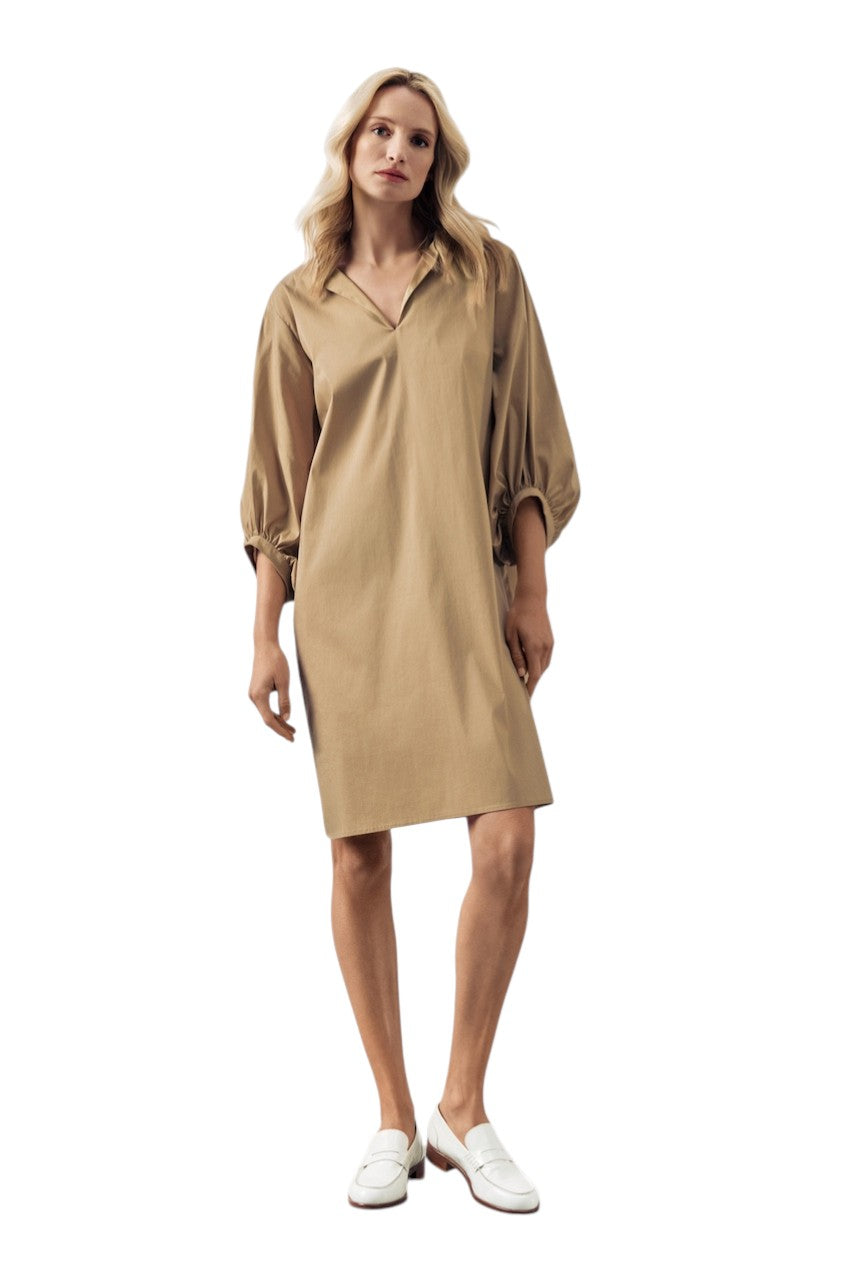 Scapa Flow kleedje dames donker beige Ewing