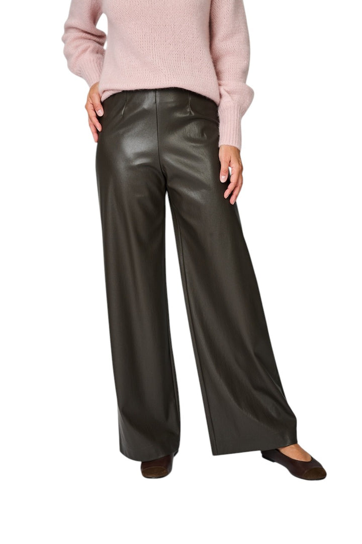 Seductive pantalon femme marron Kimberly