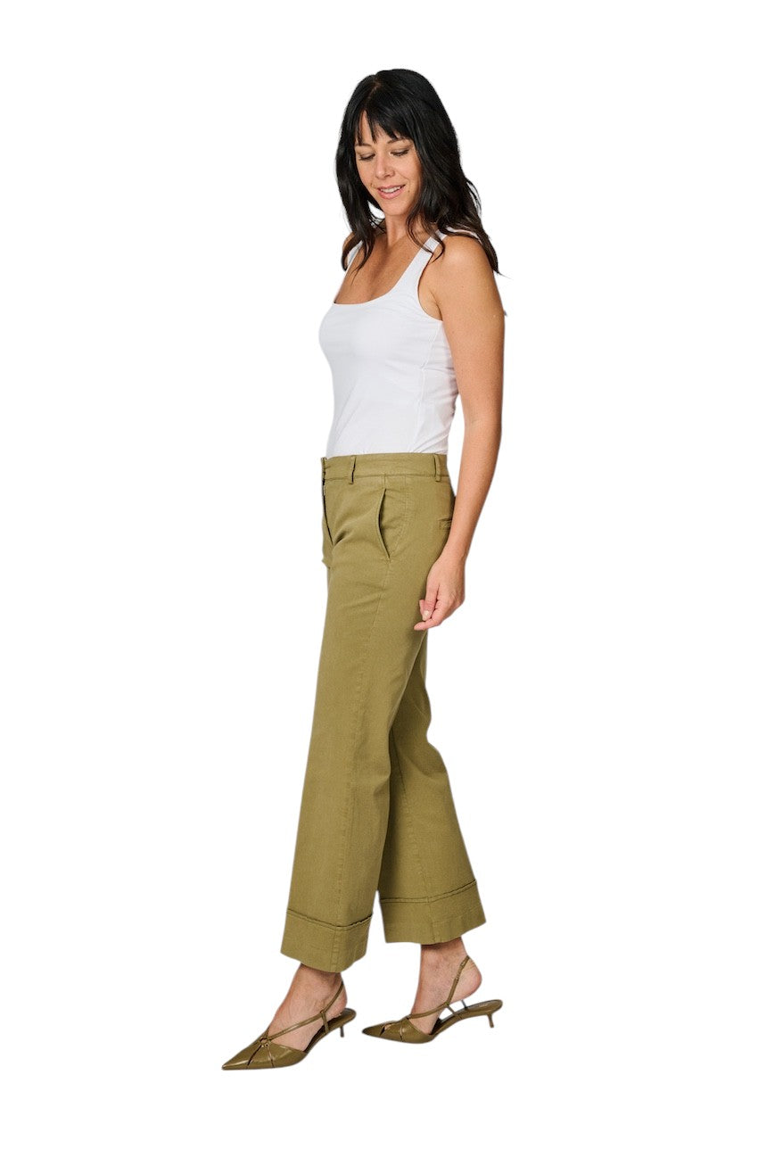Seductive broek dames groen Minesse