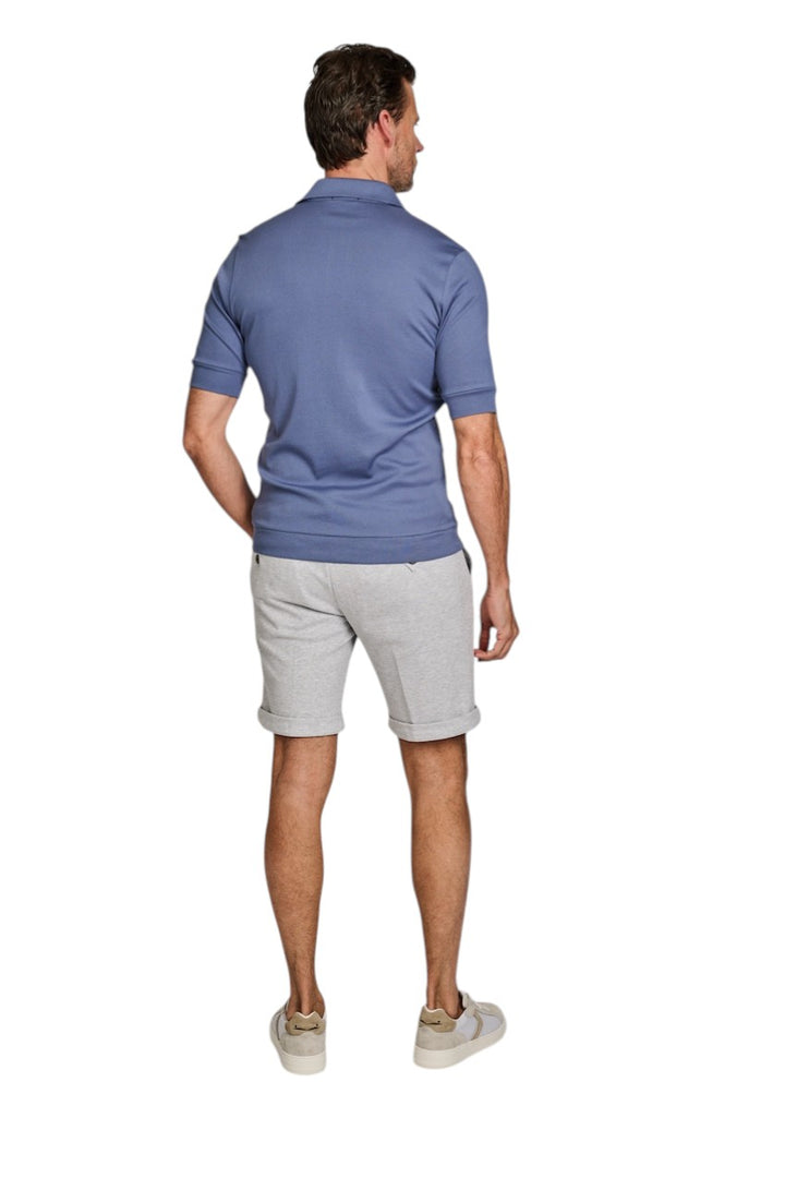 Stefan Brandt polo shirt korte mouwen heren indigo LIM 3B 07 700 FR30