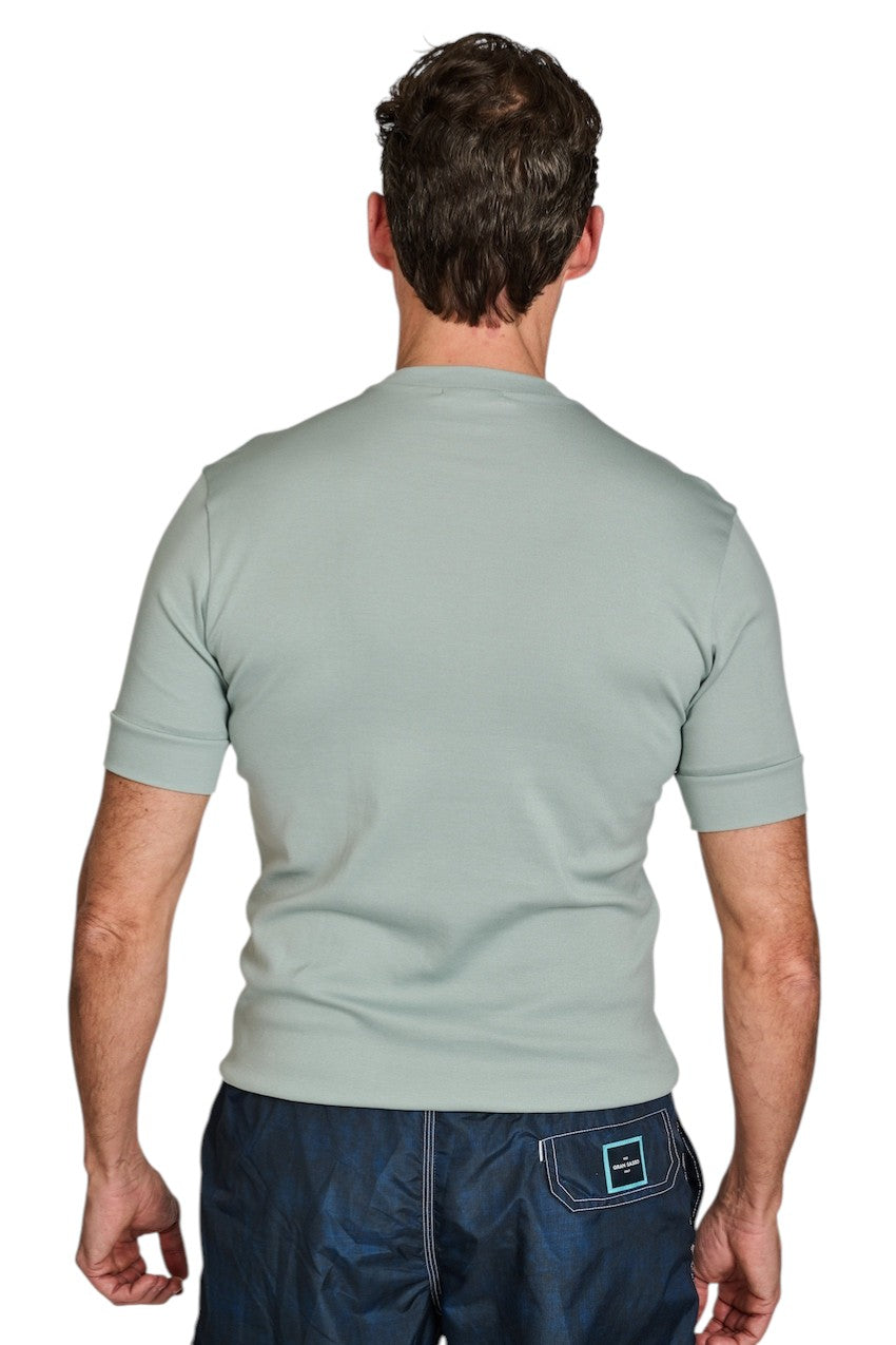 Stefan Brandt t-shirt korte mouwen heren groen Elbi B 09 199 FR30