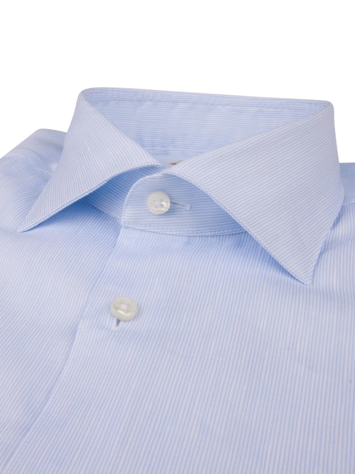Stenstroms Men hemd lange mouwen heren licht blauw Fitted Body 6027118950 102