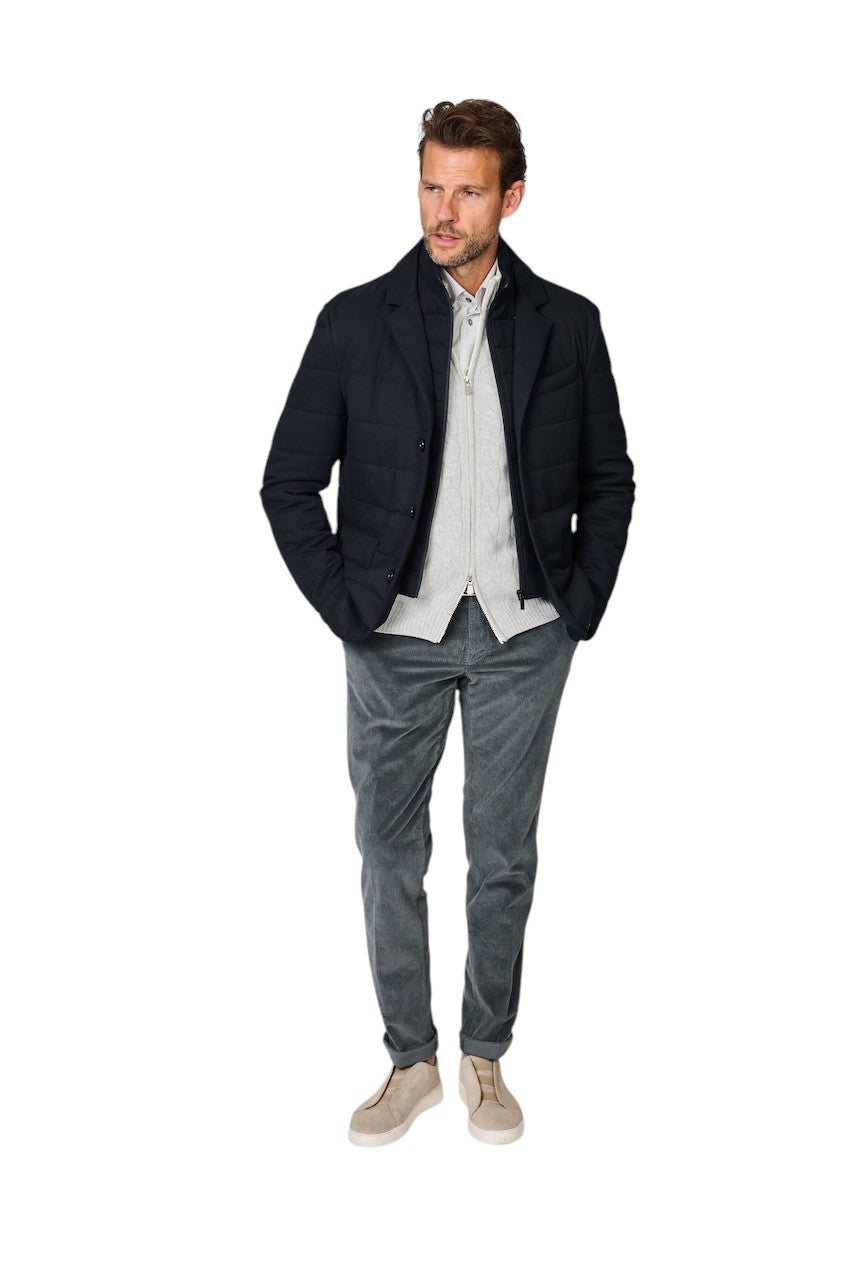 Van Laack Men hemd lange mouwen heren grijs Roy-TF 161054 721