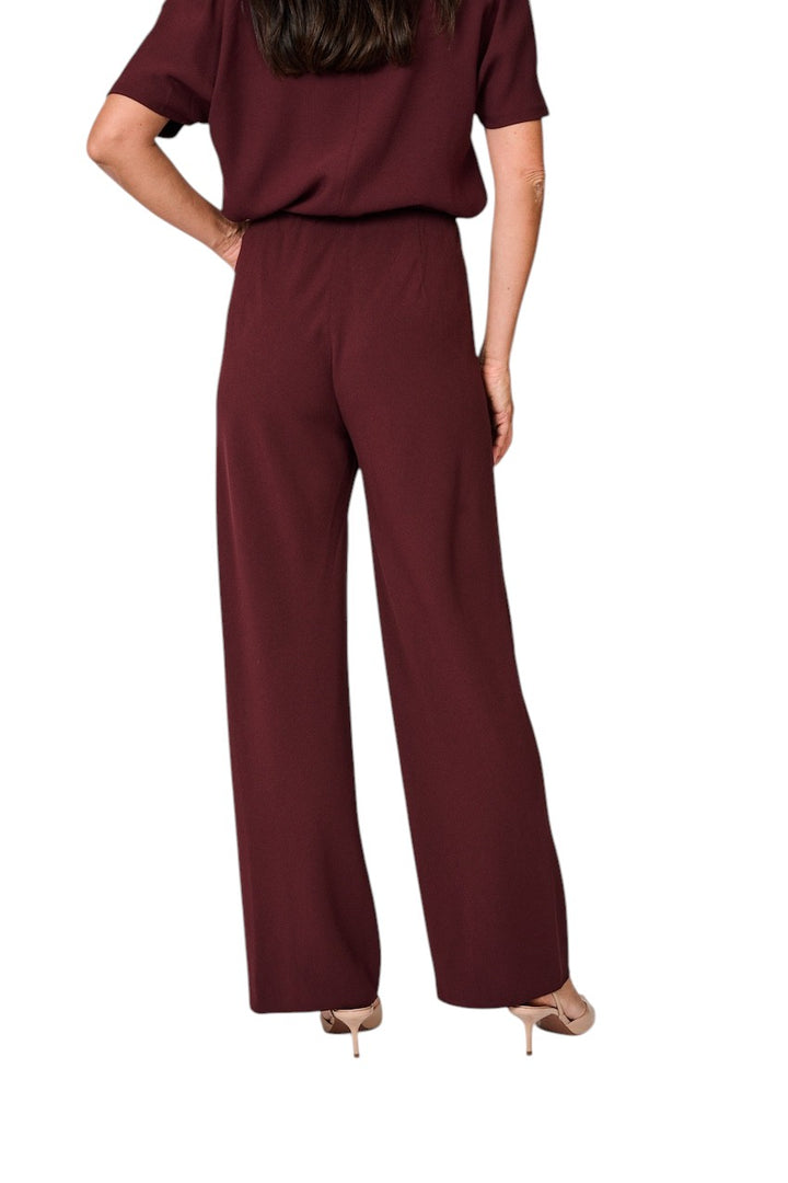 Vince broek dames bordeaux V916021907 600