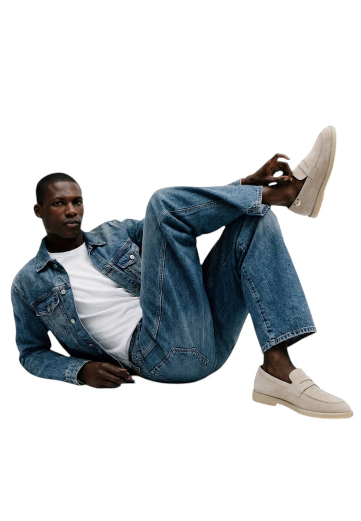 Voile Blanche Men sportieve schoenen heren licht grijs Bull